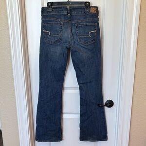 American Eagle Dark Blue Boot Cut Jeans